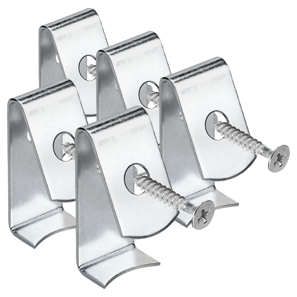 

5pcs Flower Pot Hooks Iron Wall Hangers Terracotta Clips Clay Planters Outdoor Garden Durable Metal Hooks Planter