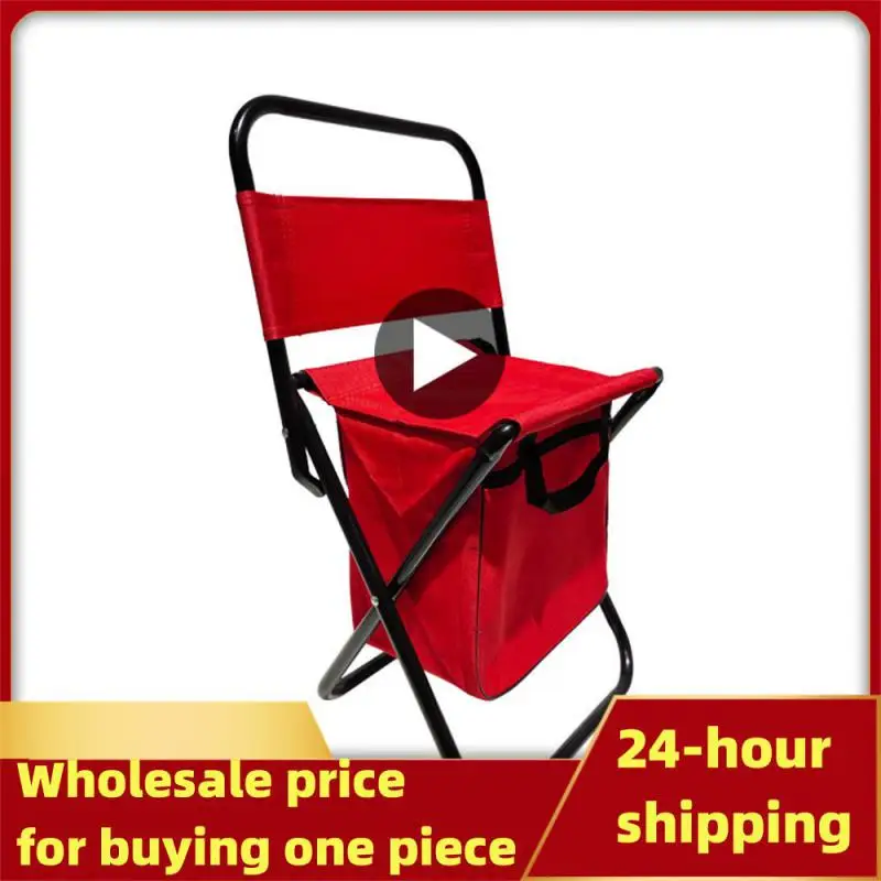 Outdoor Aluminium Alloy Portable Folding Picnic Camping Stool MIni Storage Fishing Chair Ultralight Furniture