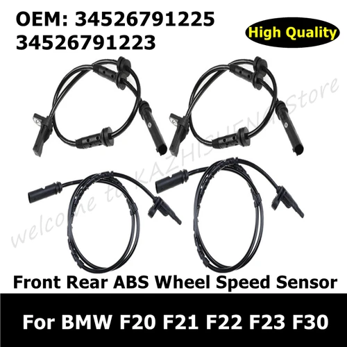 Sensor ABS 34526791225 34526791223   Para BMW F20 F21 F22 F23 F30 accesorios de coche Sensor de velocidad de rueda delantera trasera ABS
