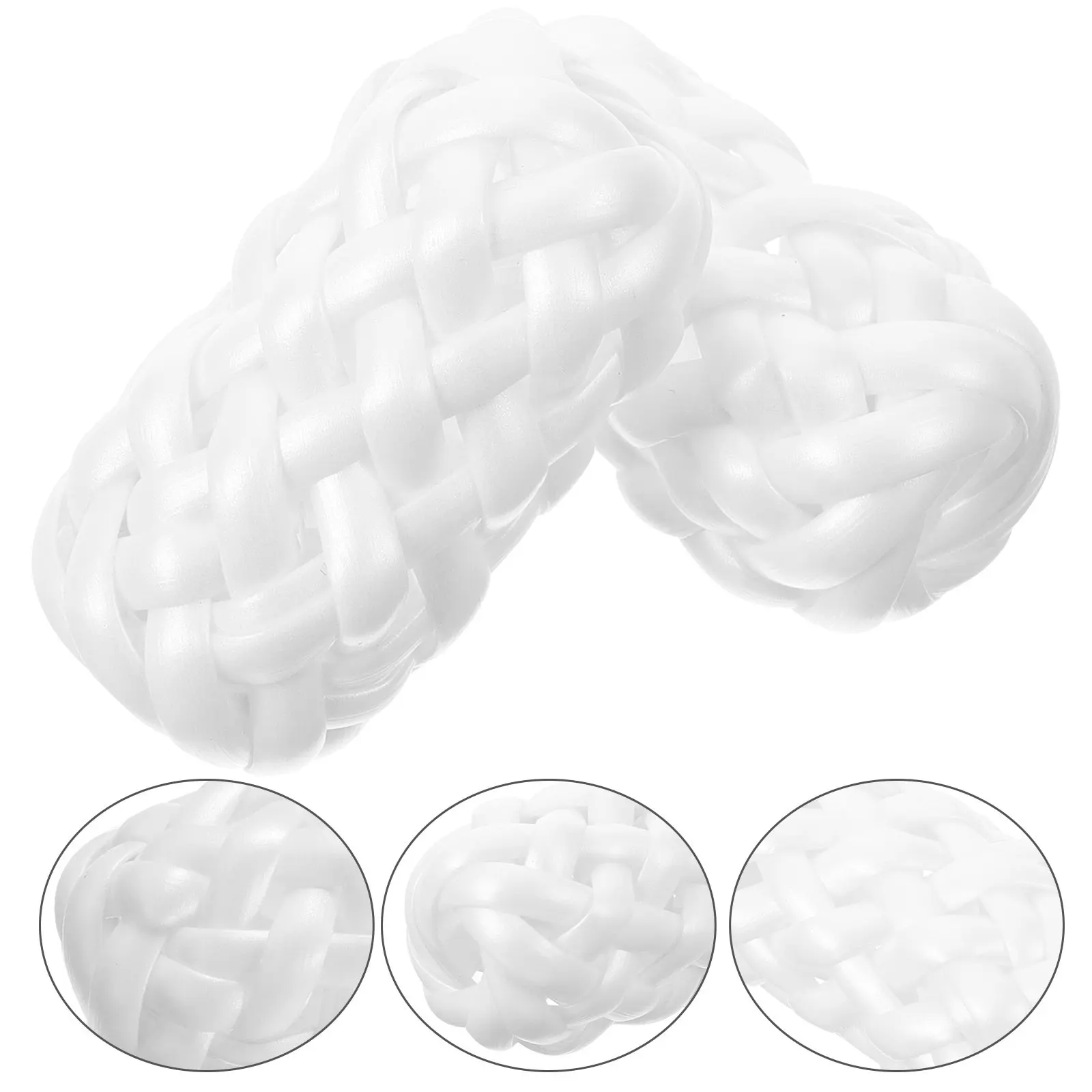 2Pcs Mini Lamp Shade Cover For Home Decor New Year Decor Woven Lampshade Imitation Rattan Light Handcraft