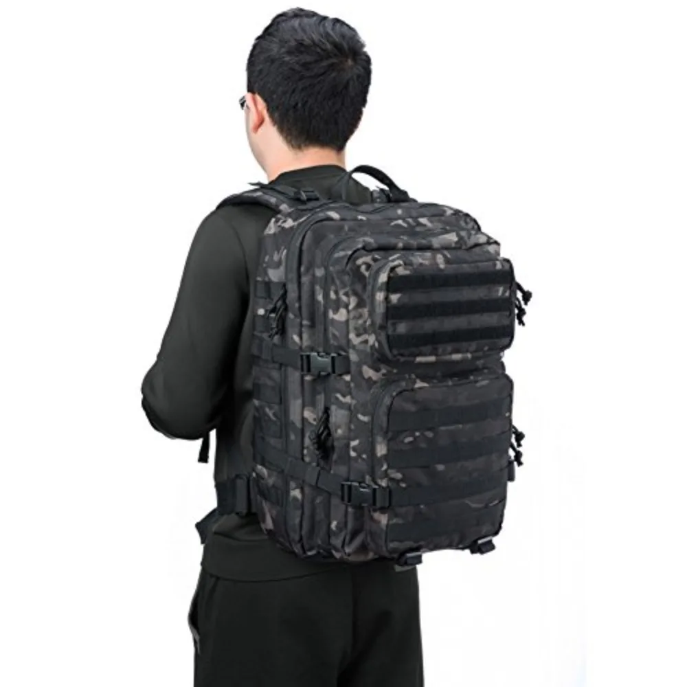 3 Day Assault Pack Military Black Camo Backpack Camo Gear Old School Camo Backpack Tactical  Military Voodoo Tactical Backpack