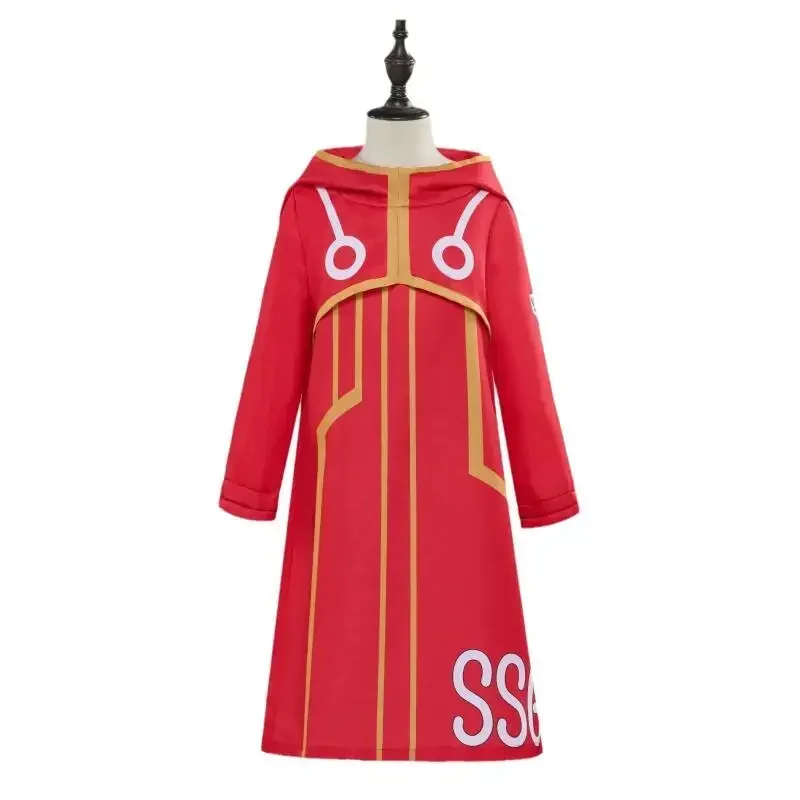 Egghead Island Costume per Bambini Anime Monkey D Luffy Robe Costume Cosplay Halloween 163 Rufy Giacca Cappotto Cappello Vestito