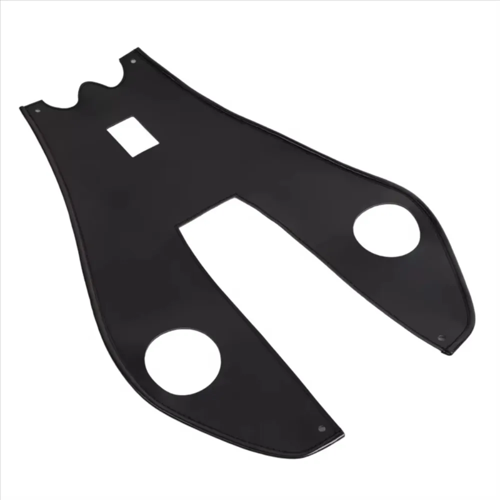 Motorcycle Gas Tank Panel Bib Gas Tank Panel PU Leather Black Smooth Fuel  Panel Bib Bra Cover Fuel
