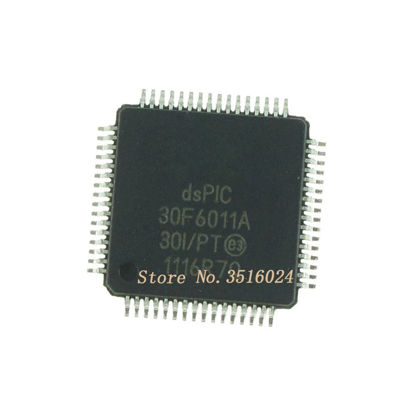 1PCS/LOT DSPIC30F6011A-30I/PT DSPIC30F6011A DSPIC30F601 DSPIC30F  QFP64 chip 100% original