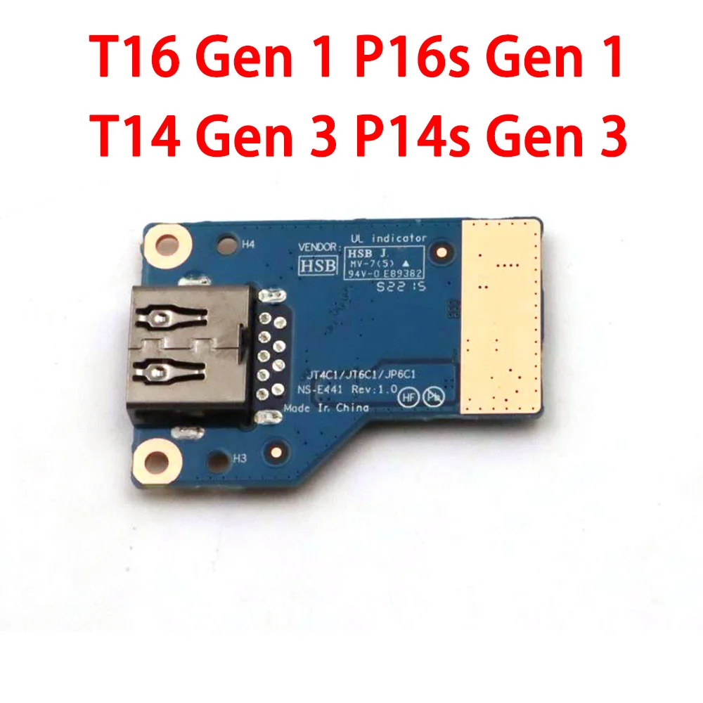 

USB-плата для ноутбука Lenovo ThinkPad T16 Gen 1 P16s Gen 1 T14 Gen 3 P14s Gen 3 5C51C94282 NS-E441 NS-F261 JT4C1, новинка