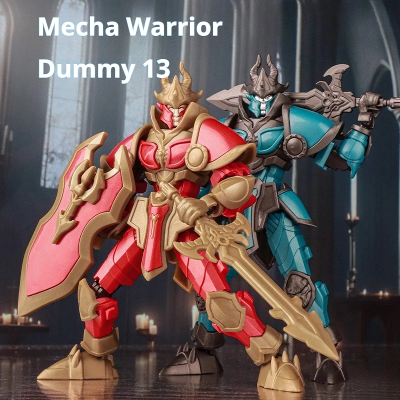 

Mecha Warrior Dummy 13 3D Printed Action Figure with Magnetic Joints Detachable Poseable Robot Model Collectible Figurines Gift