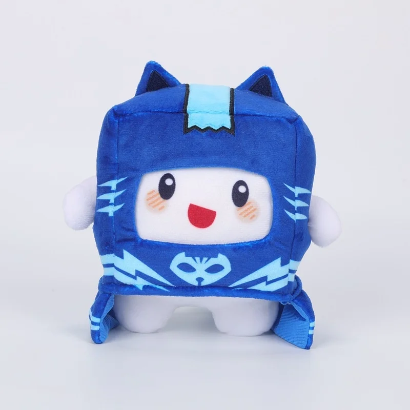 Anime Lanky Box Plush Toy Pajama Masks LankyBot Cyborg Stuffed Animals Soft Toy Kawaii Boxy Foxy Dolls Pillow Children Gifts