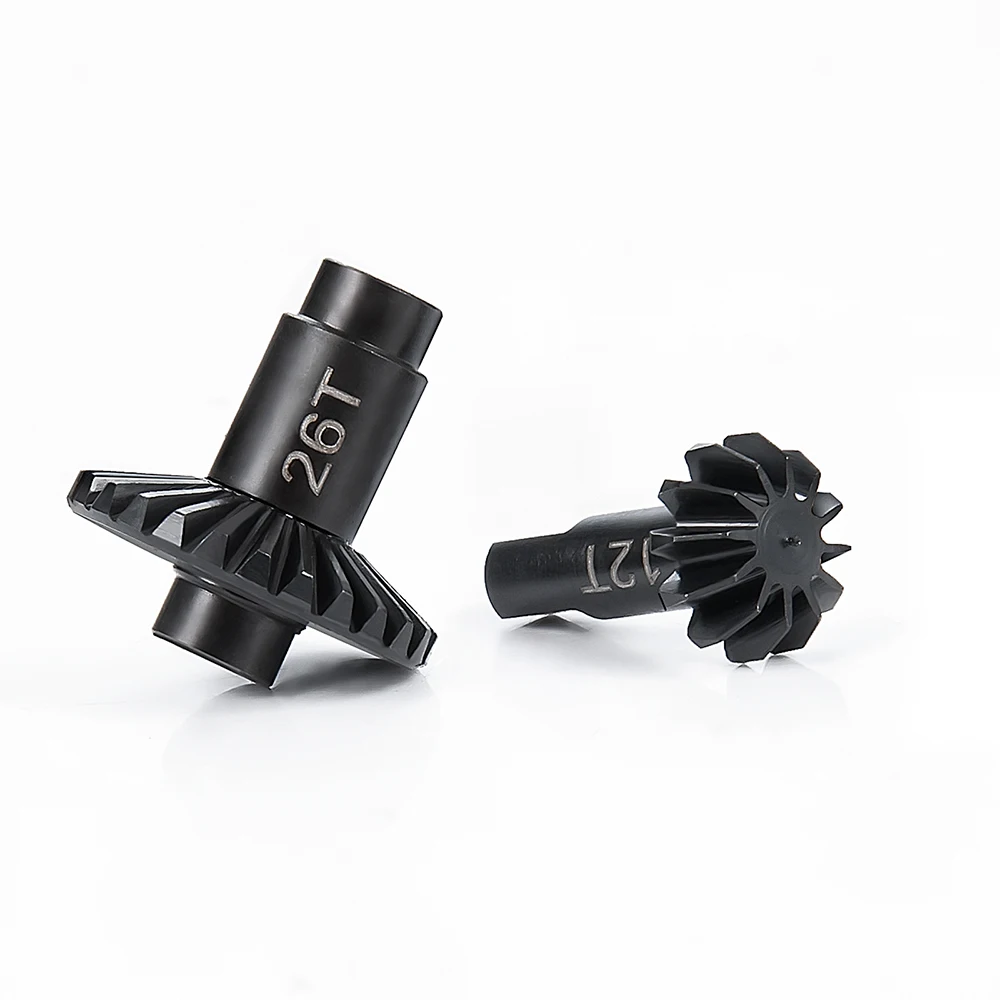 AXSPEED 22/12T 24/12T 26/12T Stahl Overdrive Underdrive Helical Gear für 1/18 RC Crawler Axial TRX4M Upgrade Teile – Detail 10