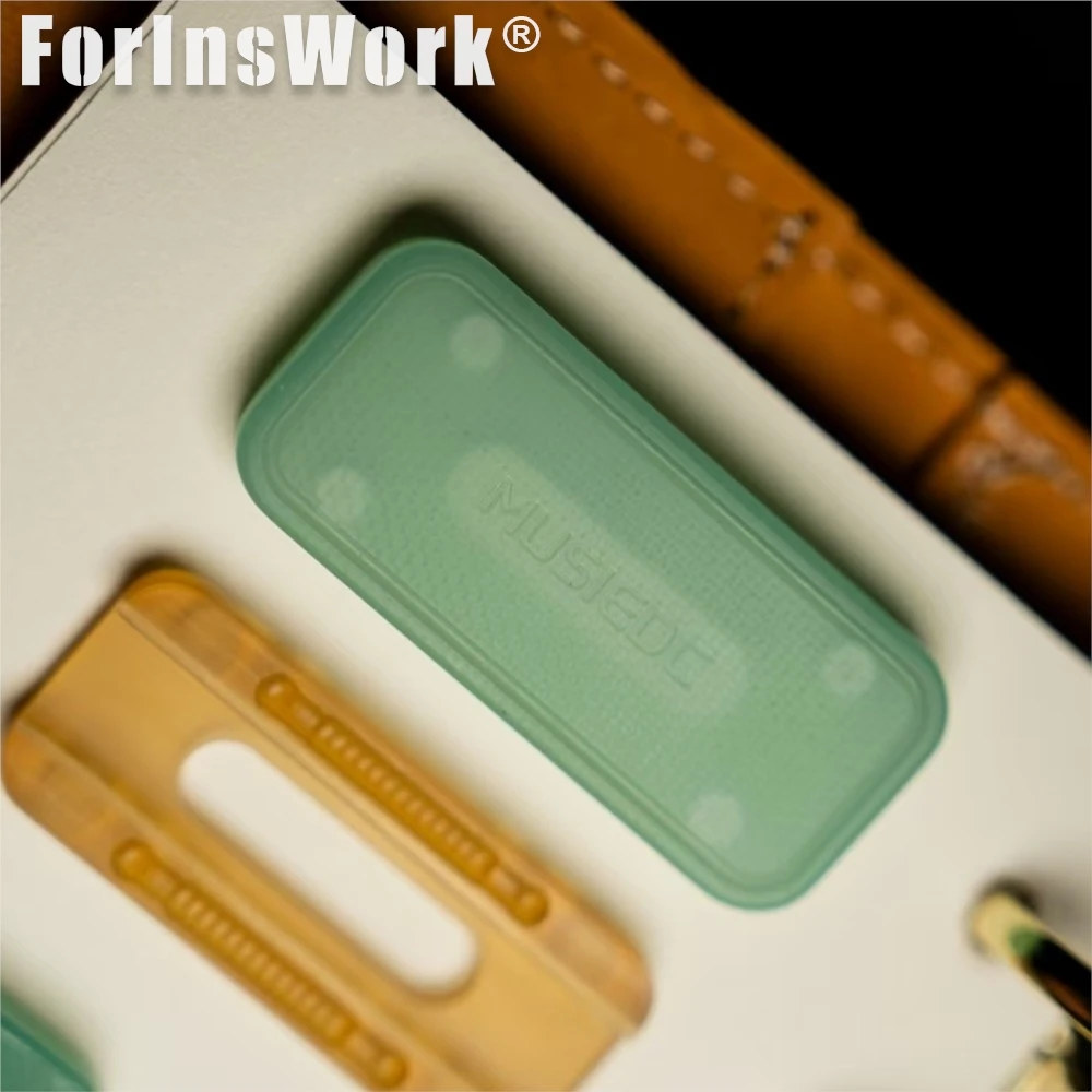 Musi G10 PEI Liner Elastic Square Push Slider EDC Decompression Toy Fingertip Gyro Metal Office Desk Accessories
