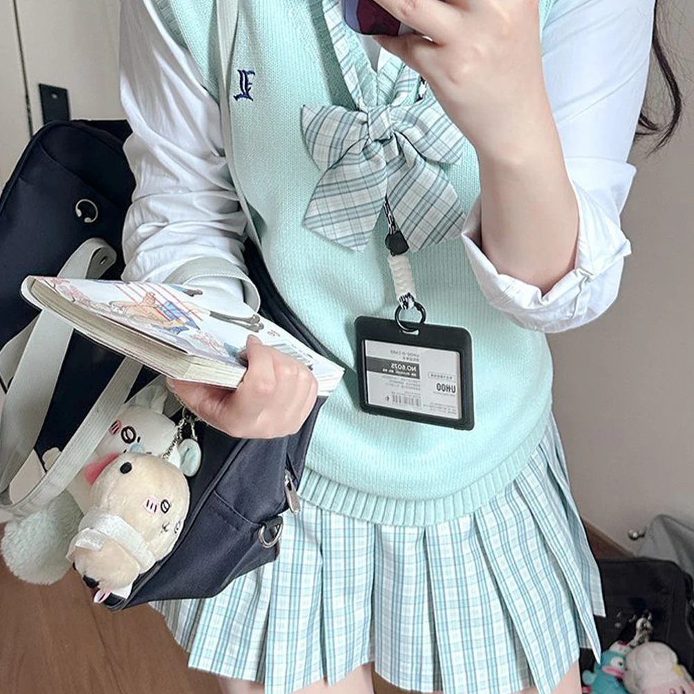 Japanese Sweet Beauty Style High Waisted Plaid Pleated Skirt with Bow Harajuku Mini Korean Girl Uniform Kawaii Dress2026New Item