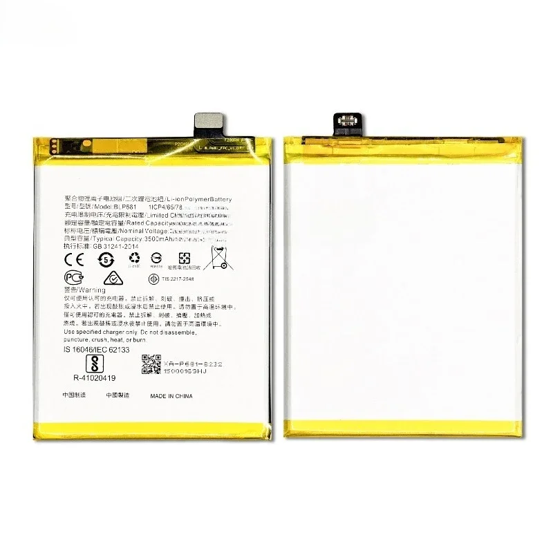 Applicable To OPPO R17/F9 (4 + 64G) Mobile Phone Battery BLP681  Real High Capacity Replacement Bateria Warranty One Year