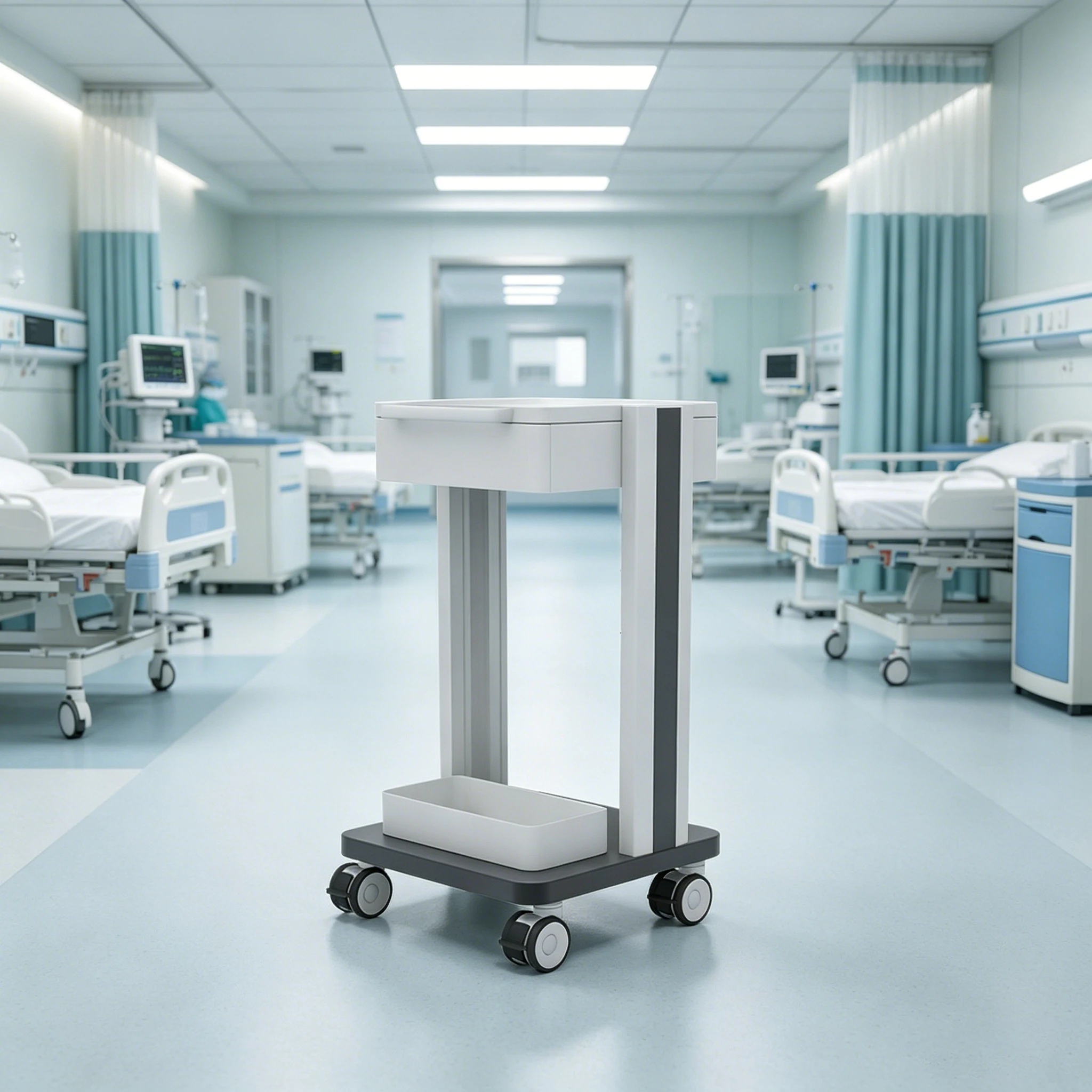 Medical Equipment Trolley Cart With Drawer Silent Wheels For Hospital Clinic Beauty Salon
