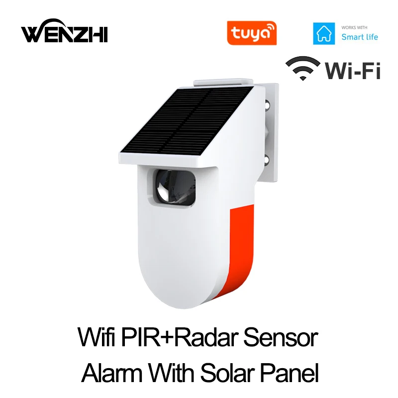 

WiFI Pir MicroWava радар датчик присутствия движения сигнализация противоугонная система безопасности уличная солнечная панель Tuya Smart Life домашний пульт дистанционного управления