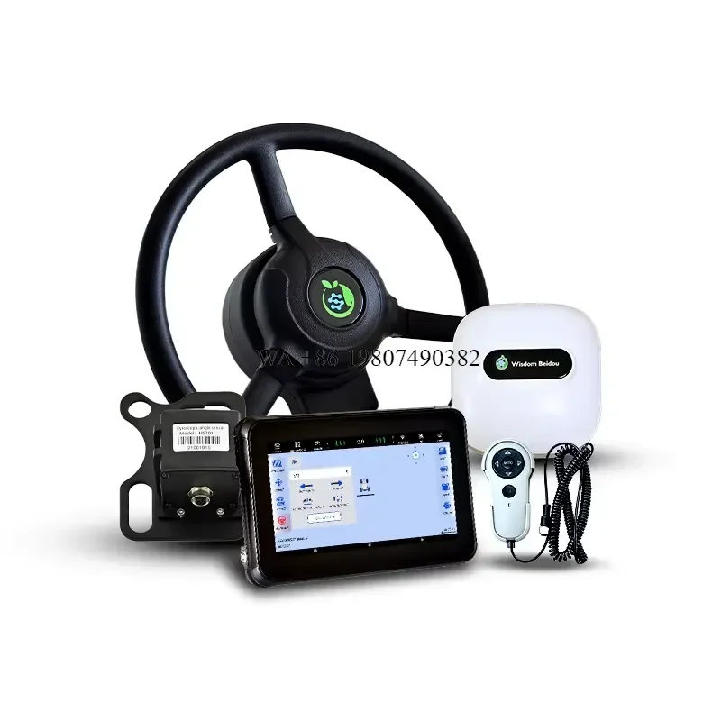 wmwmnu GPS Navigation Auto Steering System for Tractor Guiding GNSS GPS System with RTK Base Station for Tractor