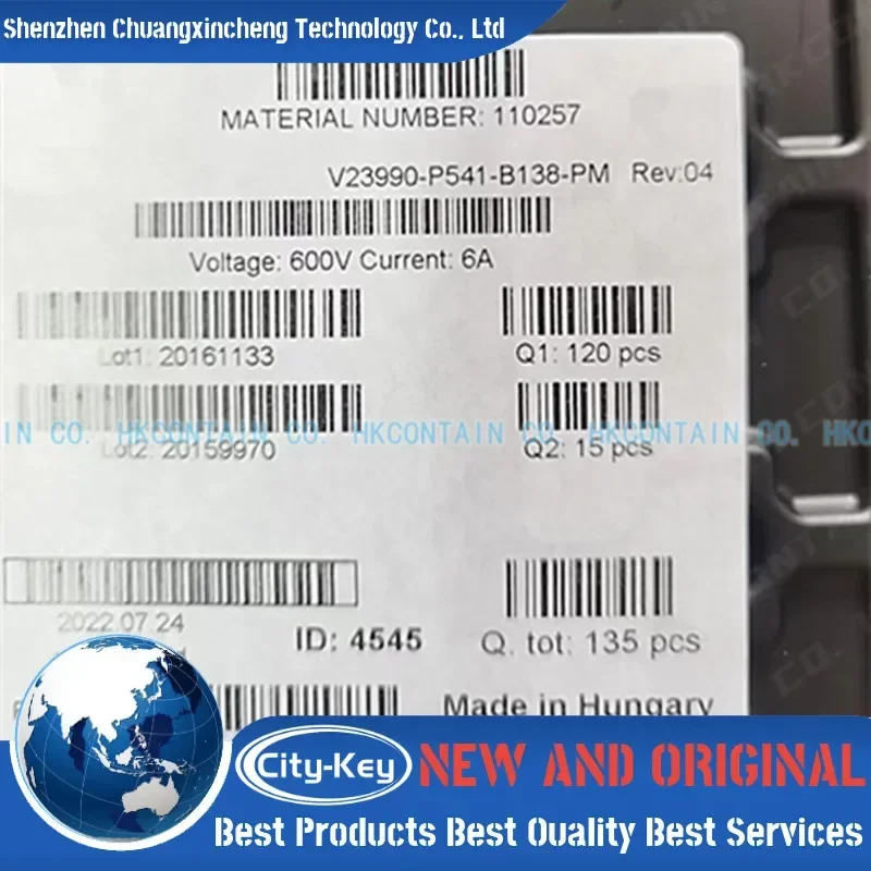 

New and Original V23990-P541-B138-PM P541B V23990-P848-A58-PM/P848A5806 V23990-P848-C58-PM/P848C5806 IGBT MODULE