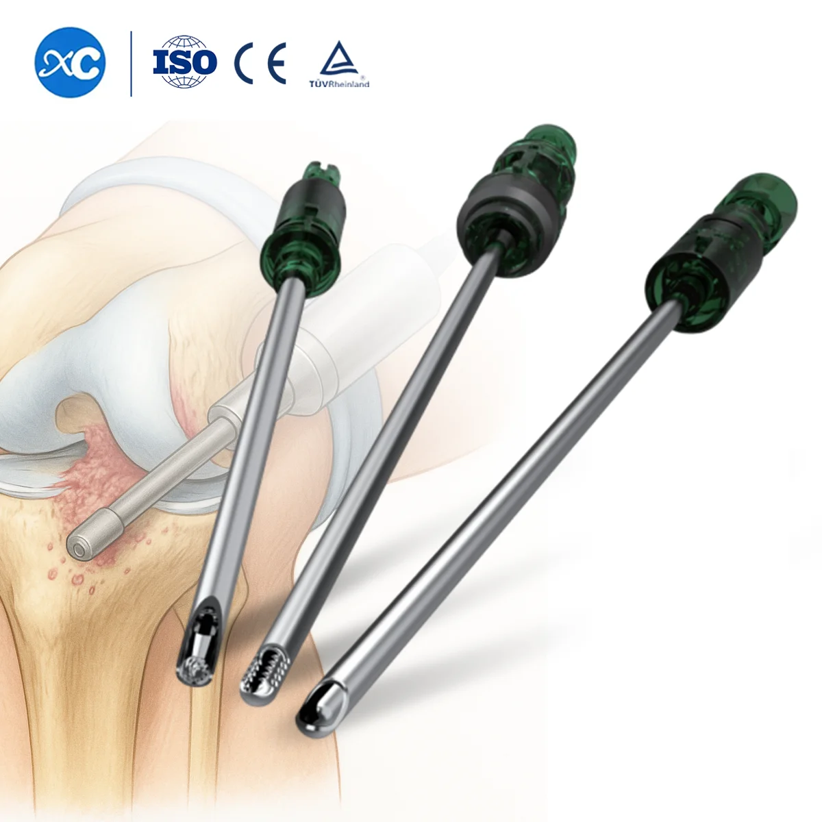 

OEM Sports Medicine Arthroscopy Medical Stainless Steel Smith Nephew Stryker Universal Orthopedic Arthroscopic Shaver Blade
