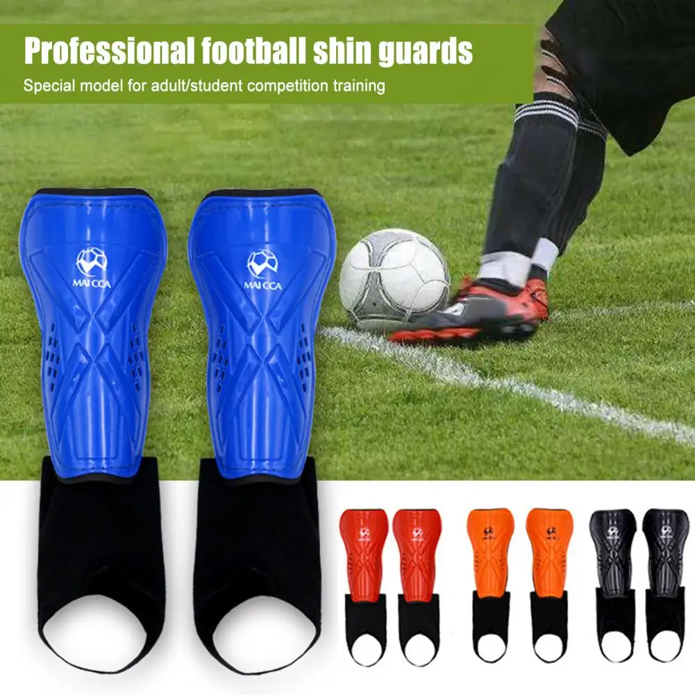 

Lightweight Football Leg Guards Premium Impact Resistant Football Shin Guards for Adult Kids Shockproof Leg Calf Protection