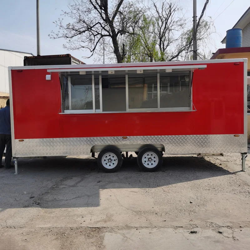 Mobile Restaurant Outdoor Vending Food Trailer