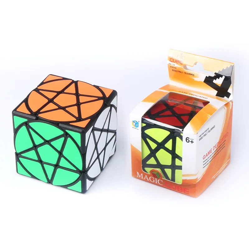 المكعب الخماسي السحري المهنية شكل غريب نجوم الخماسي المكعب السحري المنافسة سرعة لغز مكعبات لعب للأطفال الأطفال