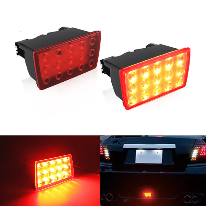 

1x Red Lens LED Rear Fog Lamp Brake Stop Reverse Light For Subaru WRX STi XV Crosstrek Impreza OEM: 84913FG420