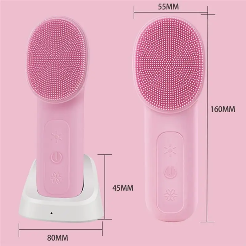 A97G Waterproof Facial Cleansing Brush High Frequency Vibration, Deep Skin Cleanser Suitable Forfacial Cleaning