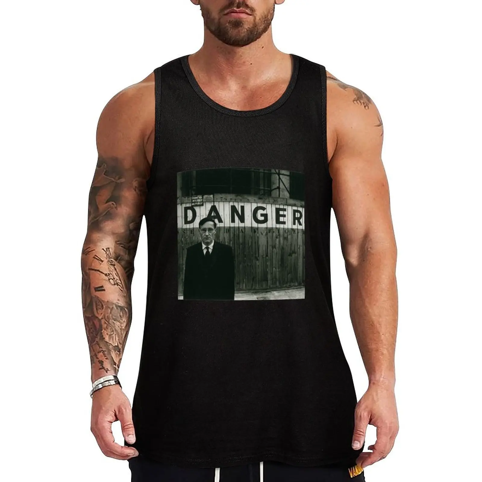 

William S. Burroughs Classic . Tank Top sleeveless gym shirts male gym for men Men's gym clothing