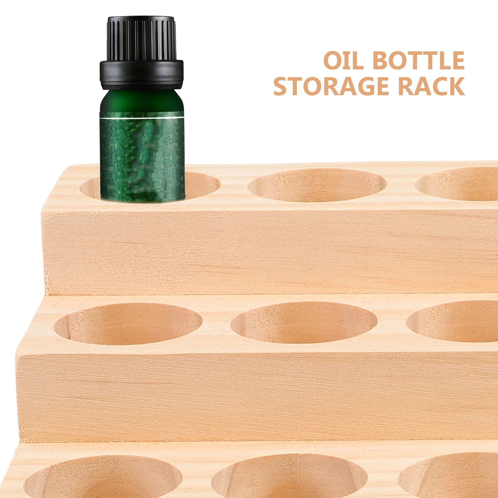 

1Pcs Wooden Essential Oil Rack 3 Layer Storage Box for Home Organization Bottle Holder Display Shelf Aromatherapy Organizer Tool