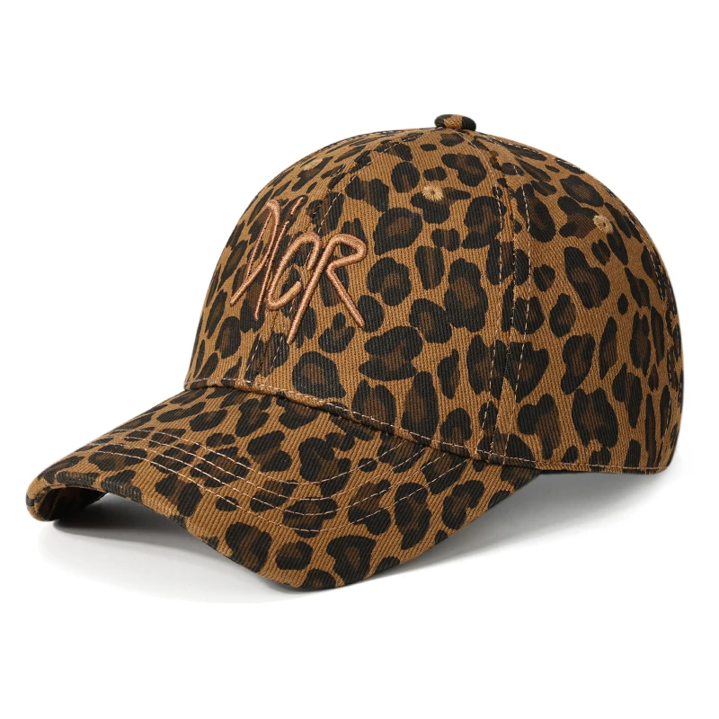 Popular Leopard - print Baseball Cap with Embroidered "NOR" - A Stylish and Eye - catching Accessory