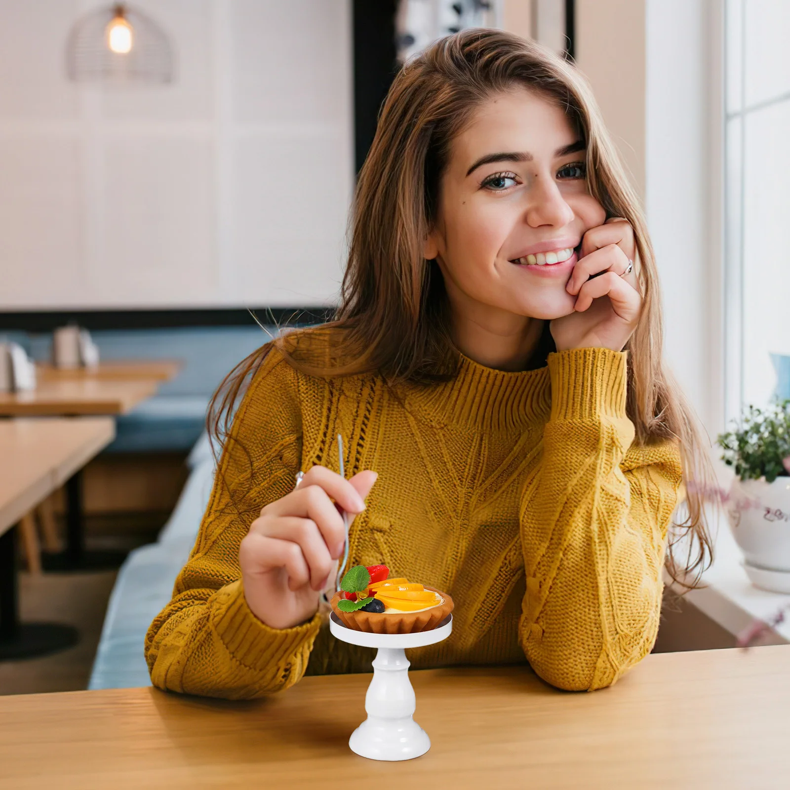 طبق كعكة الزفاف صينية متعددة الاستخدام للبسكويت والحلوى والفواكه والوجبات الخفيفة مناسبة للمنزل والمقهى والمخابز وحل تقديم الكيك #3