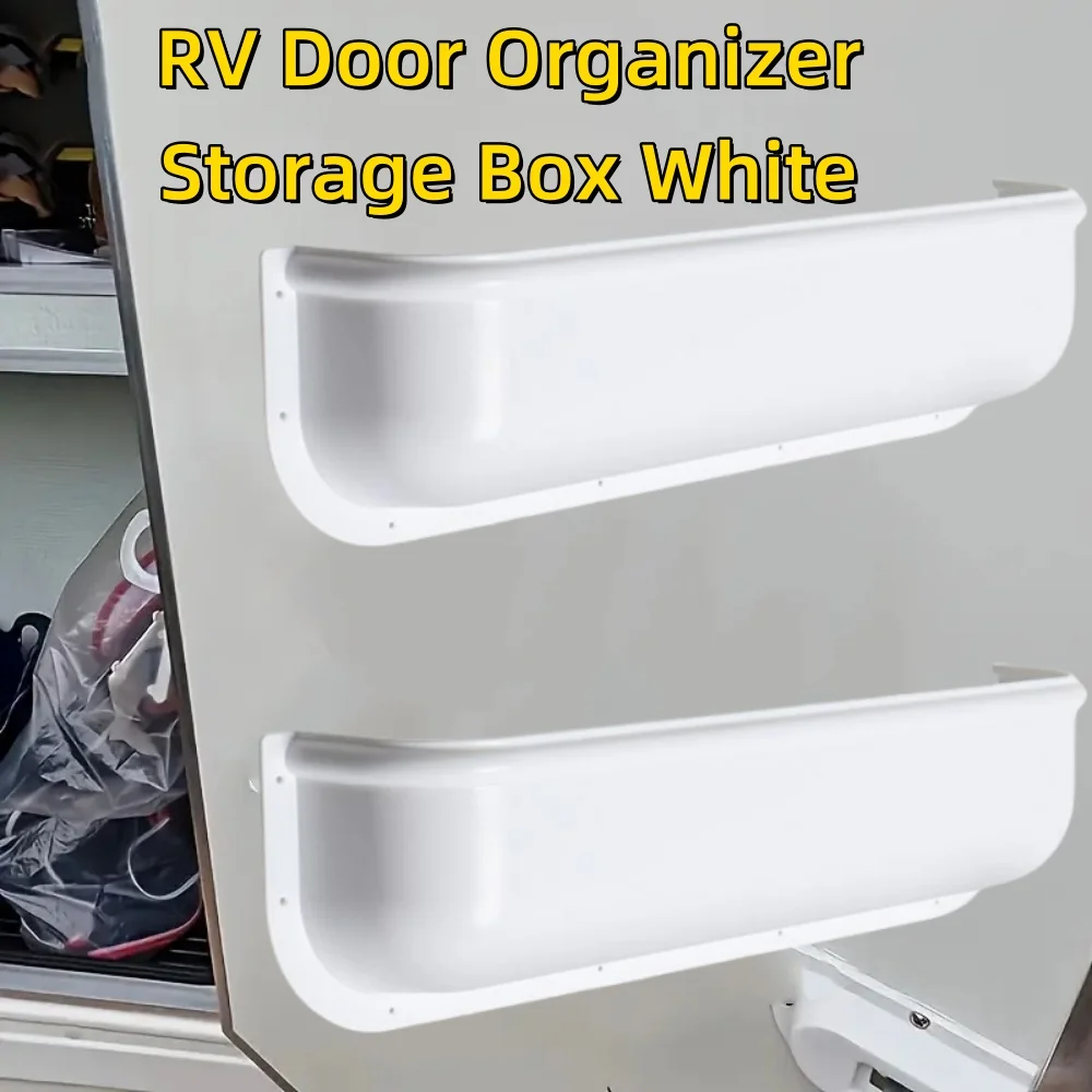 

1/2pcs RV Door Organizer Storage Box Van Door Handle Storage Box Universal Door Panel Tray Arm Organizer Interior Accessories