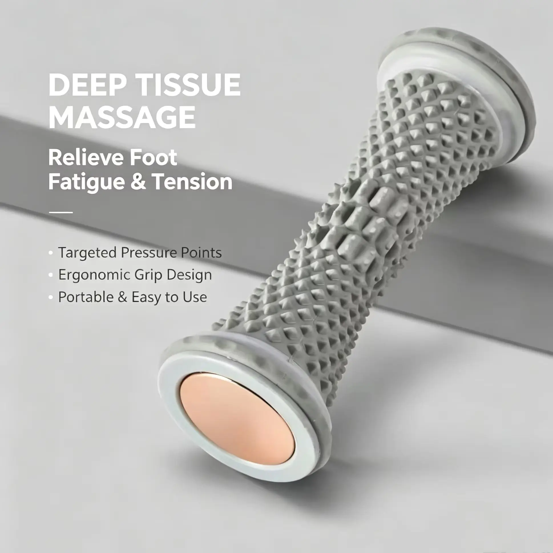 Plastic Manual Foot Roller Massage Ball Plantar Fascia Massager Yoga Foot Roller Relieve Foot Soreness Muscle Relax Tool