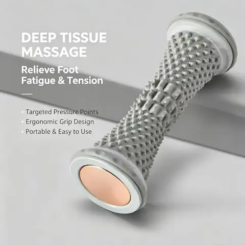 Plastic Manual Foot Roller Massage Ball Plantar Fascia Massager Yoga Foot Roller Relieve Foot Soreness Muscle Relax Tool