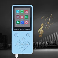 Reproductor MP3 MP4 Bluetooth 5,0 pantalla a Color súper delgada de 1,8 pulgadas memoria expandible de 128G reproductor de música y vídeo portátil reproductor MP3 MP4