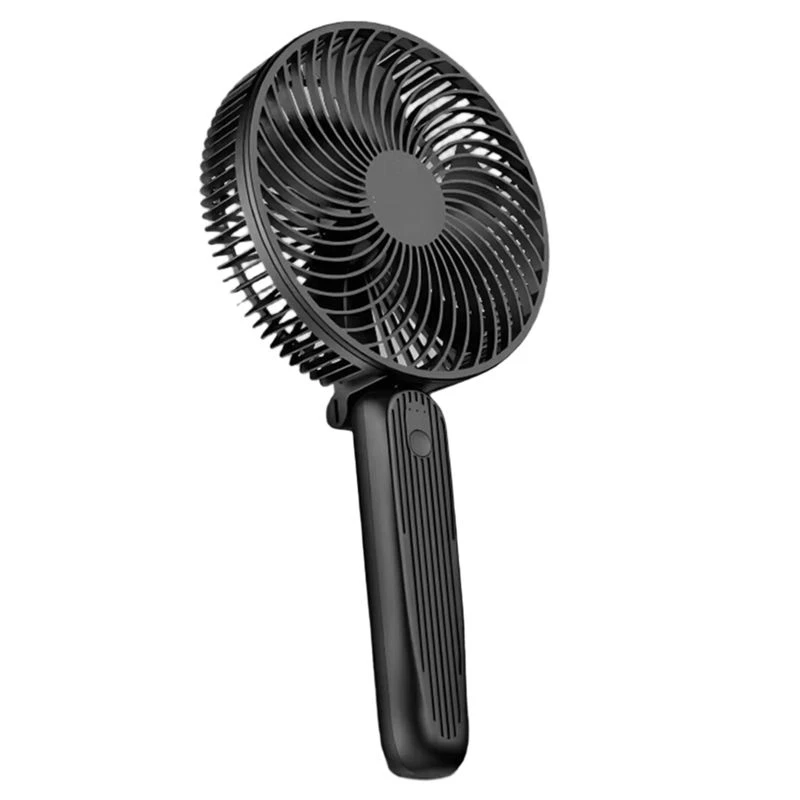 A94E-Silent Strong Wind 6Inch 10000Mah Handheld Rechargeable Mini Fan Foldable Handle USB Fan For Home Room Outdoor Travel