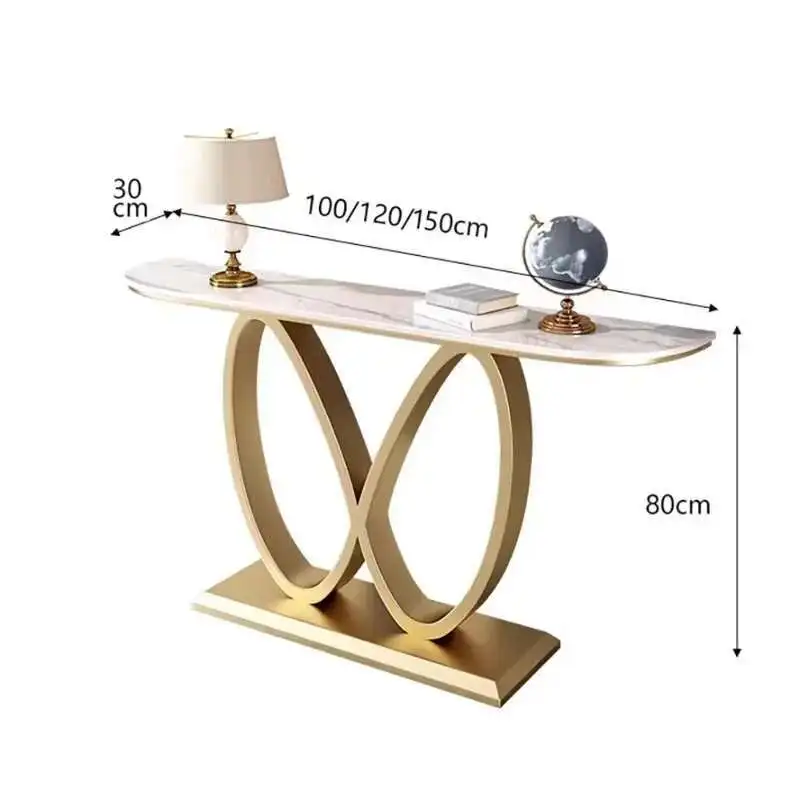 

Hallway Vintage Console Table Metal Luxury Beauty Aesthetic Console Table Modern Minimalist Tavolo Soggiorno Home Furniture