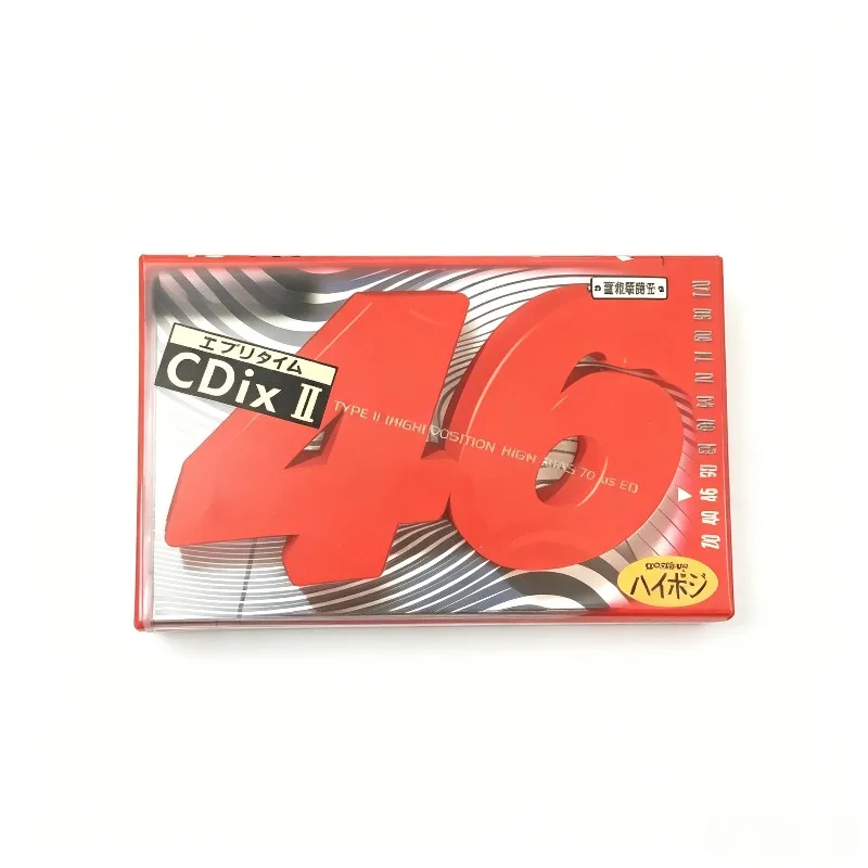 100% Original New For Sony CDIXII 46min JP Type II Blank Cassette Sealed For Recording & Duplication