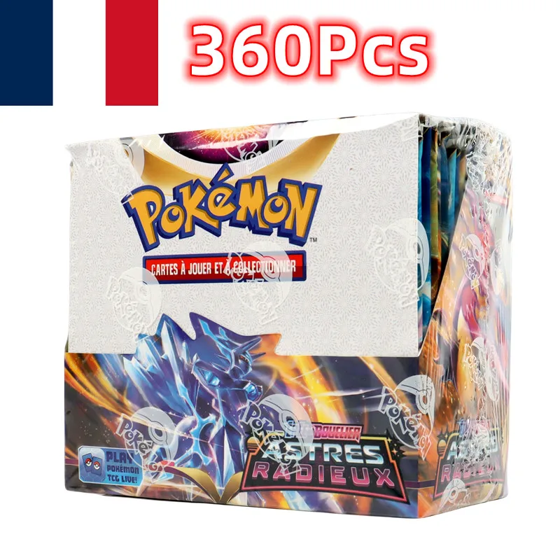 360Pcs French Pokemon Card Astral Radiance Booster Box Pokémon Français Trading Card Game Collection Cards Toy