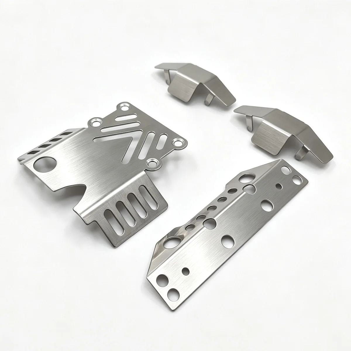RC Car Non Destructive Installation 304 Chassis Armor Fit for MJX 1/12 H12Y H12Y+ Remote Control Car Parts Modification
