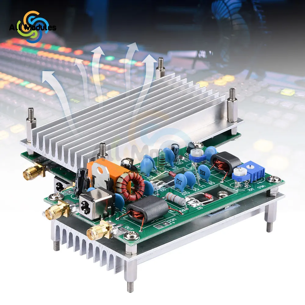 DC12-13.8V 30W Shortwave Power Amplifier Board CW SSB Linear High-Frequency Power Amplifier DC 5.5X2.1