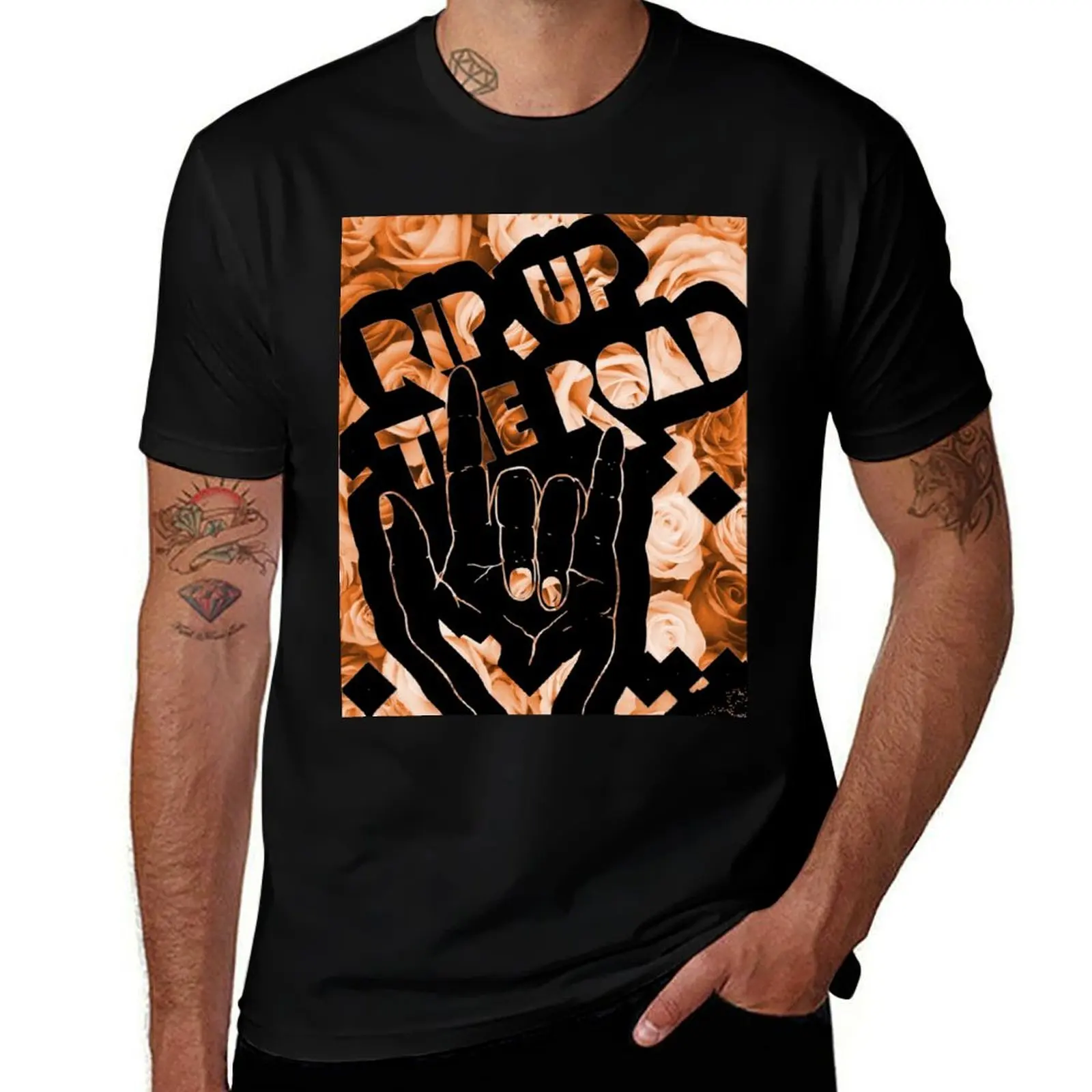 Foals Black Bull Design T-Shirt Casual Lightweight Short Sleeve Top T-Shirt