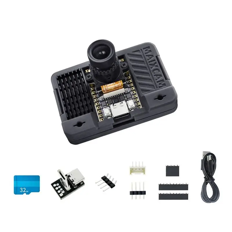 FUFU Maixcam Development Board Kit NPU RISCV AI Visual Audio Serial Port WIFI6 SG2002 With 4MP Camera Support Python/C++