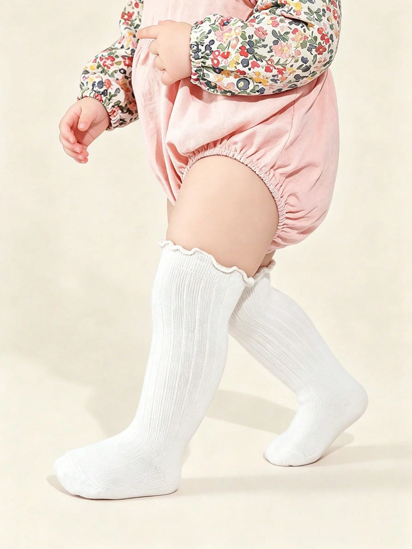 5켤레 아기 남아 여아 봄 가을 면 단색 러플 가장자리 - Baby Sock Oximeter 리뷰 및 가격