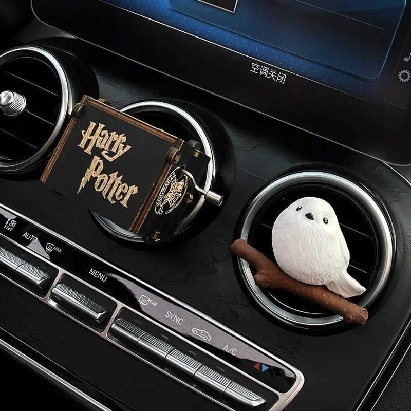 

Harryed Fate Pottereds Music Box Car Air Freshener, Car Vent Clip Aroma Stone Fragrance Interior Decoration Accessories