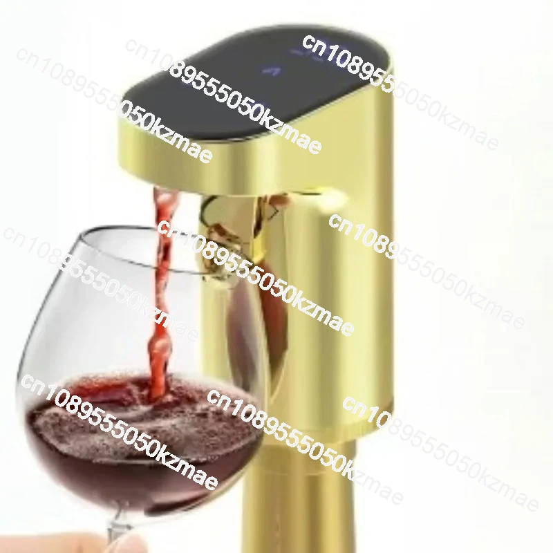 Portable Electric Wine Decanter & Aerator | Mini Automatic Wine Dispenser with LED Base | Fast Oxidation for Red/White Wine