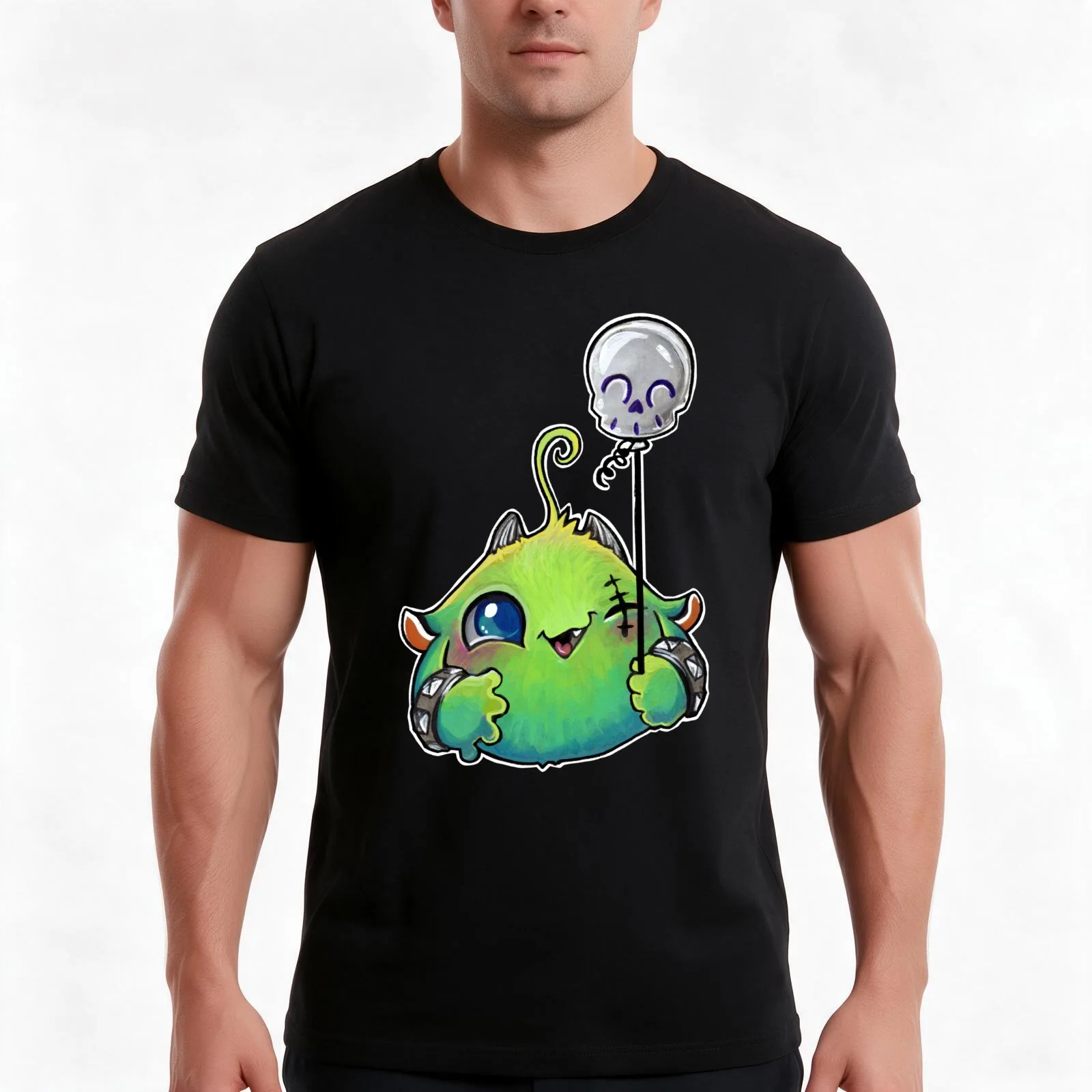 Baby battle cuddles T-Shirt, Summer Casual Cotton Tee, Oversized Streetwear Tops, Vintage Graphic Print, Loose Fit Short Sleeve