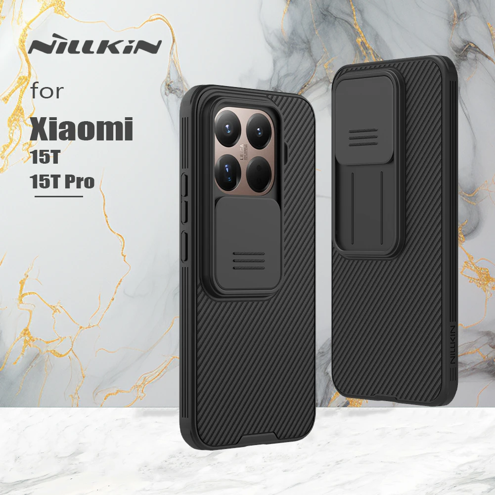 Nillkin dla Xiaomi Mi 15T Pro / 15T 5G CamShield Pro Etui Ultra-Cienkie Twarde PC z Przesuwaną Osłoną Obiektywu Aparatu, Ochrona Tylnego Panelu — zdjęcie produktu 3