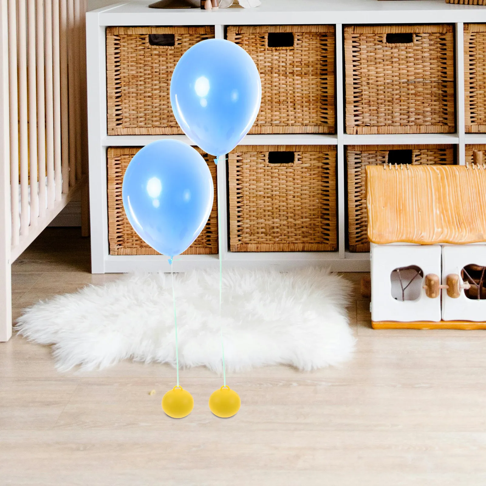 

Набор из 6 пластиковых грузиков-держателей для гелиевых шаров, анкеры для фиксации, для украшения свадеб, дней рождений, вечеринок, для использования на улице