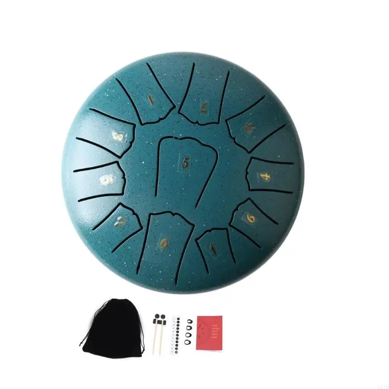 

Tongue Drum Portable Rain Drum Hand Pan Drum Percussion Musical Instruments For Yoga Meditation Musical