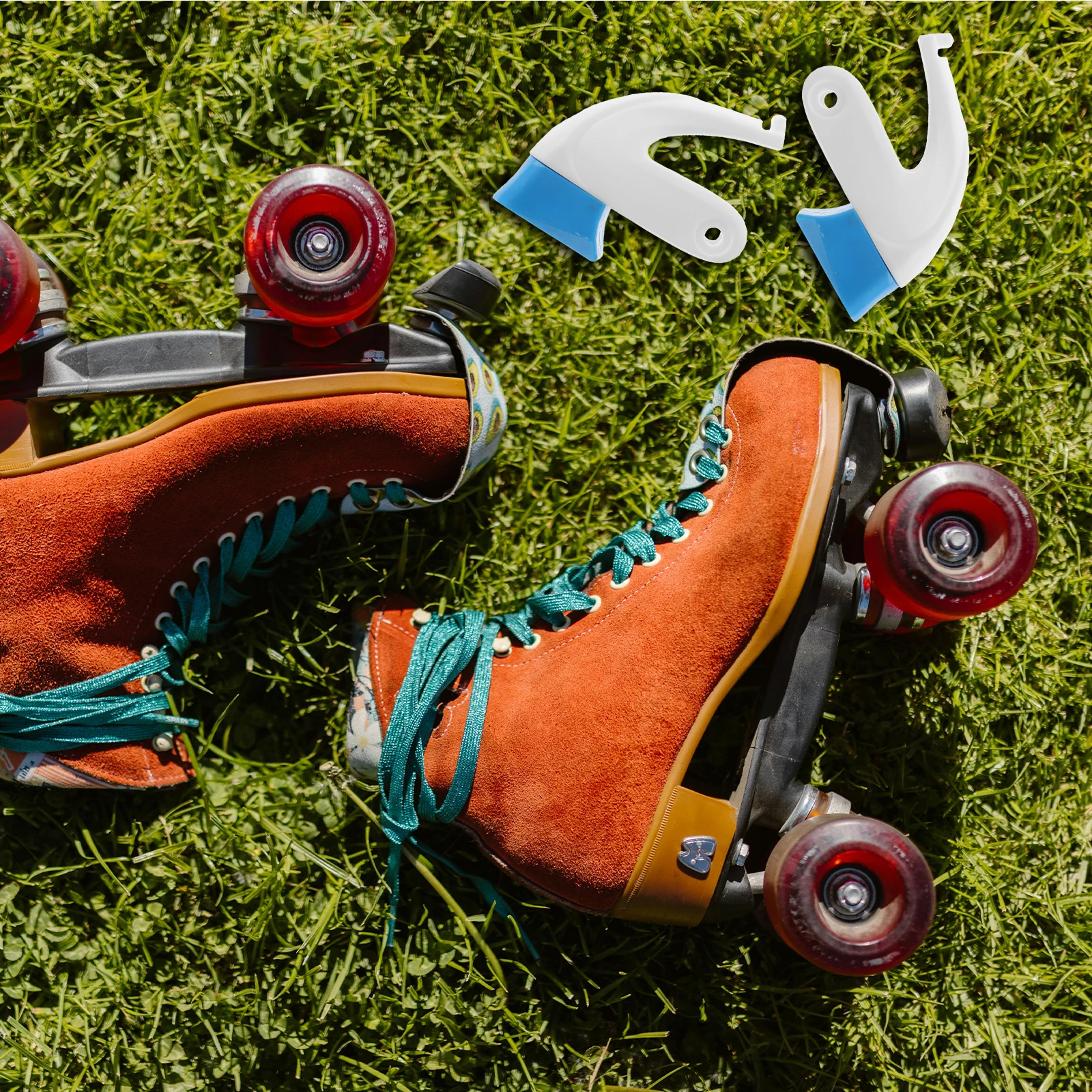 

Children Roller Skates Brake Stoppers Durable Wear Resistant Material Safe Braking Function Skate Accessories Inline Skating