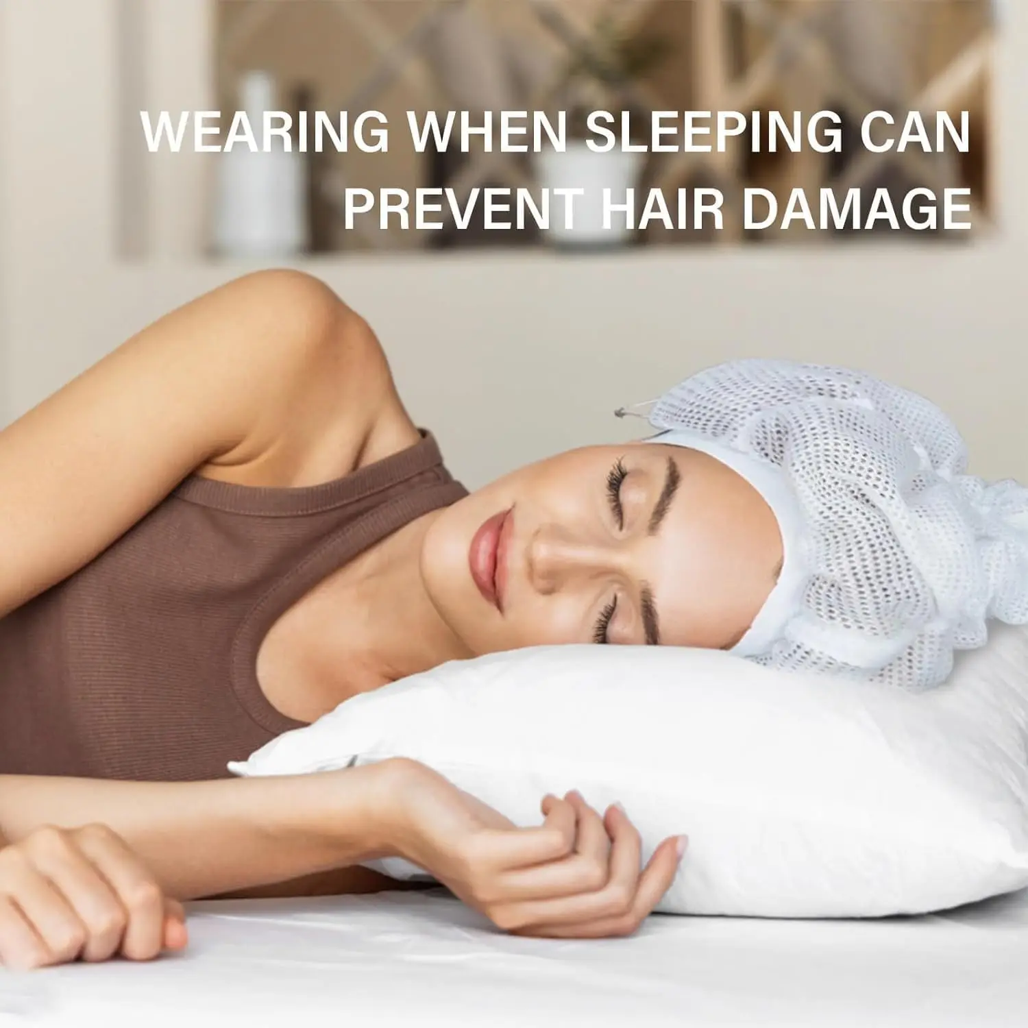 2 قطعة غطاء شبكي لتجفيف الشعر المجعد ، غطاء منزلق للشعر المجعد ، غطاء نتف الشبكة ، غطاء محرك السيارة الشبكي ، شبكة تنظيف الشعر المجعد #2